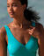 Maillot de bain 1 pièce uni Solaro (vert)