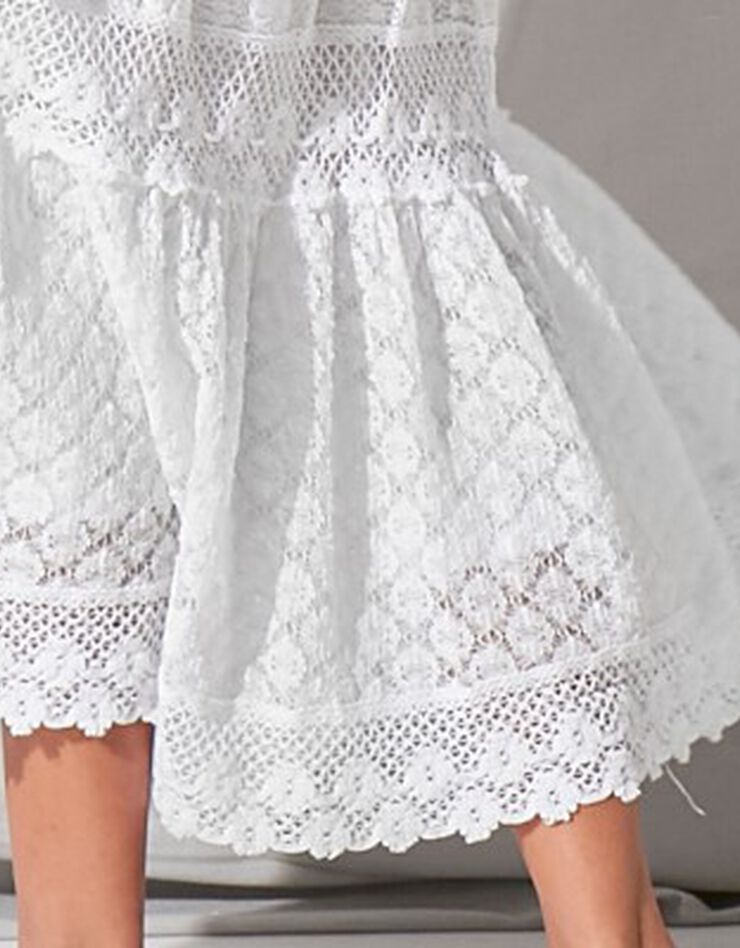 Robe longue dentelle macramé (blanc cassé) Robe longue dentelle macramé (blanc cassé)