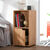 Meuble de rangement STAVRA– 2 cases 1 porte (naturel)