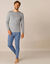 Caleçon long Thermoperle® chaleur intense - lot de 2 (jeans)