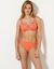 Soutien-gorge brodé microfibre avec armatures Sienne - lot de 2 (blanc + corail)