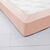 Drap-housse uni jersey bonnets 26 cm (rose poudré)