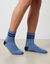 Lot de 2 paires de chaussettes en maille polaire (marine / bleu)