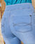 Jegging fuselé ultra stretch, maille effet jean (bleached)