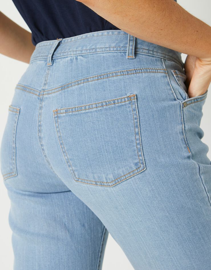 Pantalon mom, denim stretch (bleached) Pantalon mom, denim stretch (bleached)