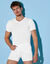 Tee-shirt sous-v&ecirc;tement homme col V - lot de 6 (blanc)