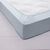 Drap-housse irrétrécissable uni coton (gris perle)