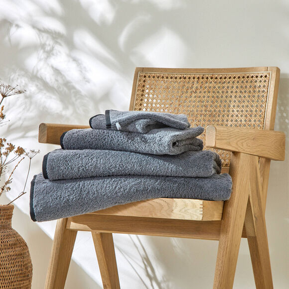 Eponge unie 540g/m2 confort luxe, collection "Intemporelle" (carbone)