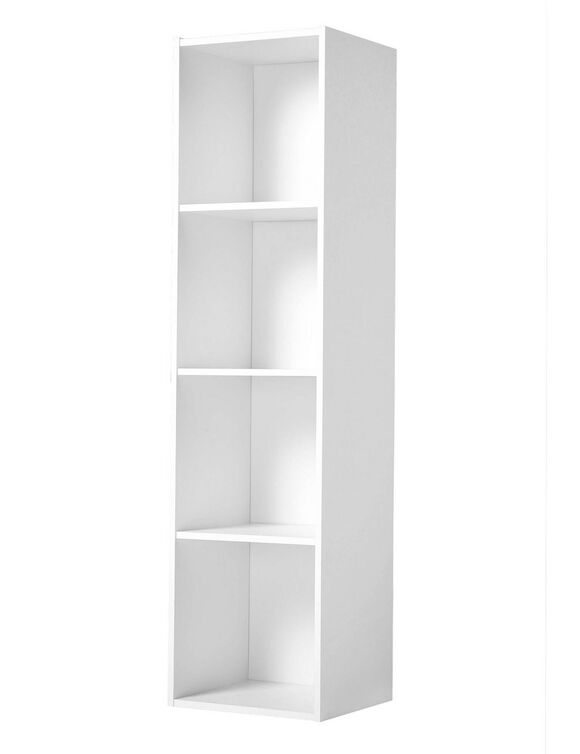 Meuble colonne ORIGAME - 4 cases (blanc)