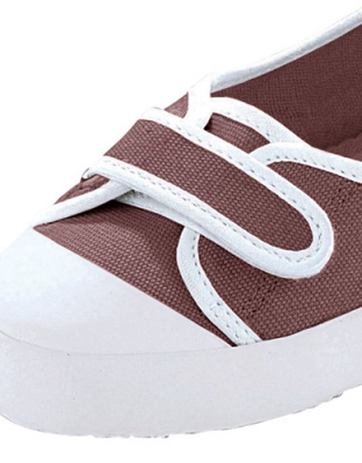 Ballerines toile (violet / blanc) Ballerines toile (violet / blanc)