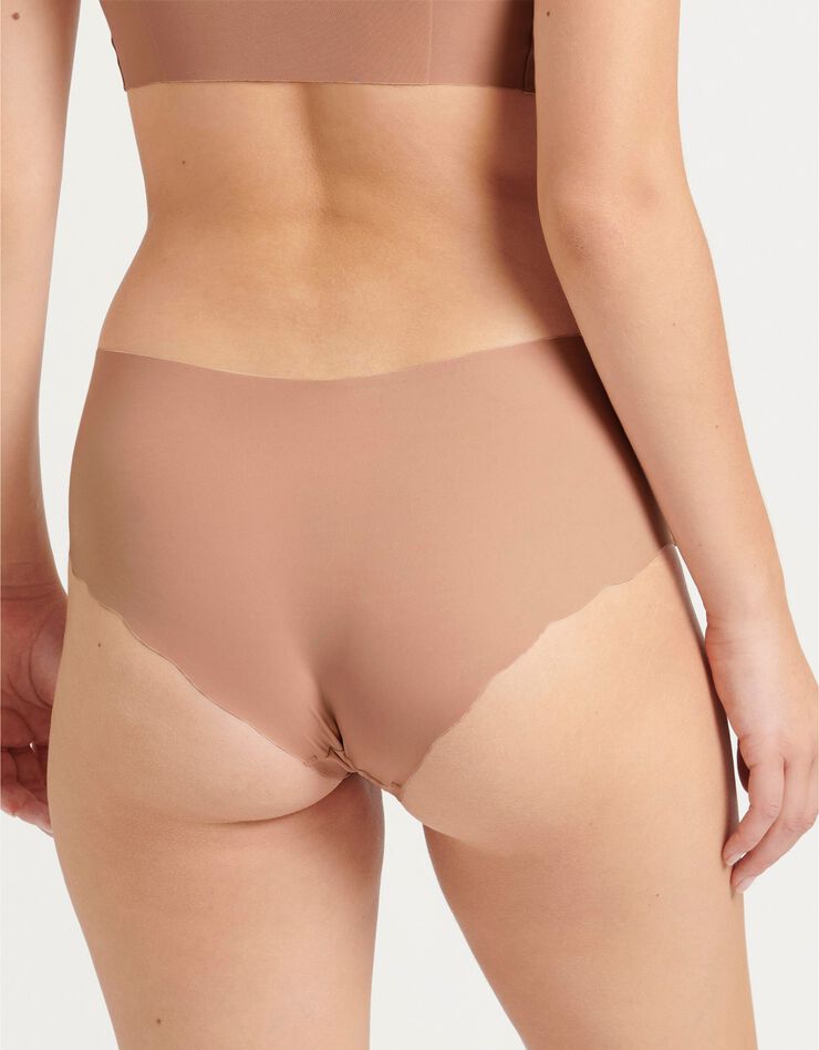 Shorty microfibre "Zero micro" forme maxi sans coutures - lot de 2 (bois de rose) Shorty microfibre "Zero micro" forme maxi sans coutures - lot de 2 (bois de rose)