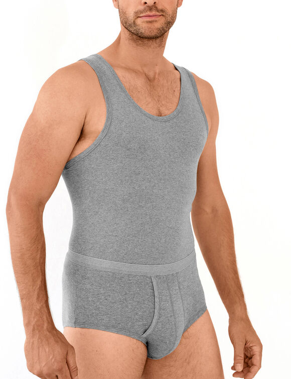 Débardeur sous-vêtement homme - lot de 2 (gris chiné)