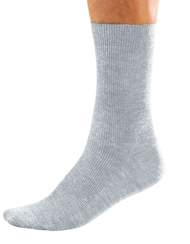 Mi-chaussettes spéciales circulation - lot de 2 paires (gris clair)