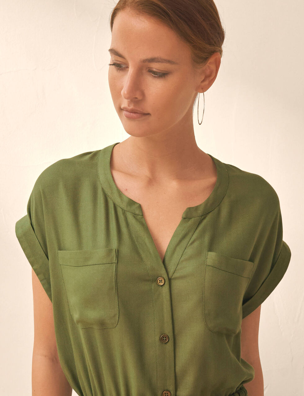 Robe D'été Blancheporte Bleue - Taille 44 - Coton - Longueur Genou - Parfait état