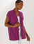 Gilet sans manches, maille fantaisie (violet)