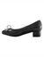 Ballerines petit talon (noir)
