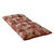 Long coussin déco imprimé feuillage (terracotta)