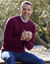 Pull uni col rond (bordeaux)