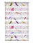 Store jour/nuit motif plumes (violet)