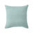 Housse coussin unie coton tissage artisanal - lot de 2 (céladon)