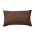 Housse de coussin unie bachette - lot de 2 (chocolat)