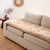 Long coussin de canap&eacute; jacquard l&eacute;opard (naturel)