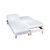 Protège-matelas tête et pieds relevables molleton absorbant irrétrécissable (blanc)