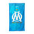Drap de bain OM&reg; &agrave; personnaliser, &eacute;ponge et velours coton - 320g/m2  (bleu)
