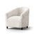 Housse microfibre bi-extensible effet faux uni spéciale fauteuil cabriolet (beige)
