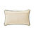 Coussin rectangulaire coton lin broderie fleurie (vert / parme)