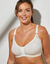 Soutien-gorge grand maintien ouvert devant, sp&eacute;cial "poitrine lourde" -  sans armatures (ivoire)