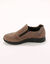 Baskets zipp&eacute;es sp&eacute;cial pieds sensibles en tissu extensible  (taupe)