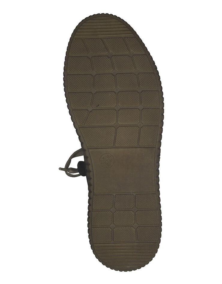 Baskets sneakers à lacets kaki - largeur confort (kaki) Baskets sneakers à lacets kaki - largeur confort (kaki)