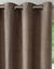 Rideau occultant et isolant finition oeillets (taupe)