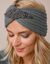Headband en maille avec bijou (gris)
