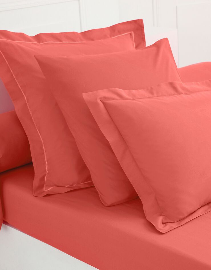 Linge de lit uni polyester-coton Colombine (grenadine)