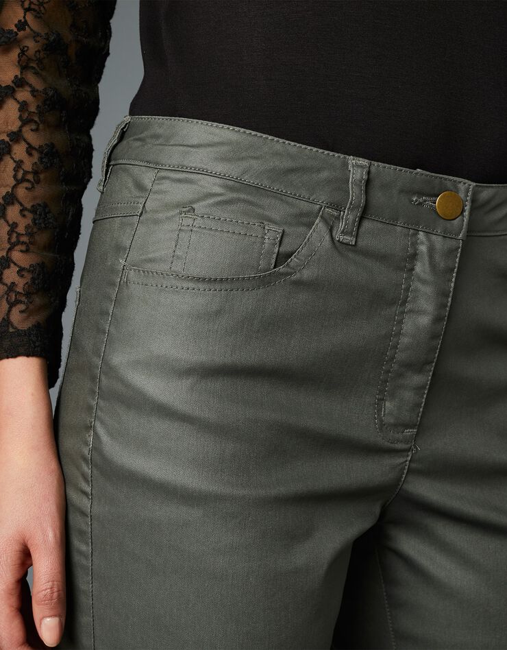 Pantalon enduit fuselé (bronze) Pantalon enduit fuselé (bronze)