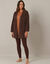 Veste d'intérieur en sherpa (chocolat)