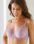 Soutien-gorge forme emboîtante dentelle unie Arum - avec armatures (lavande)