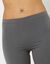 Legging uni maille taille &eacute;lastiqu&eacute;e (gris anthracite)