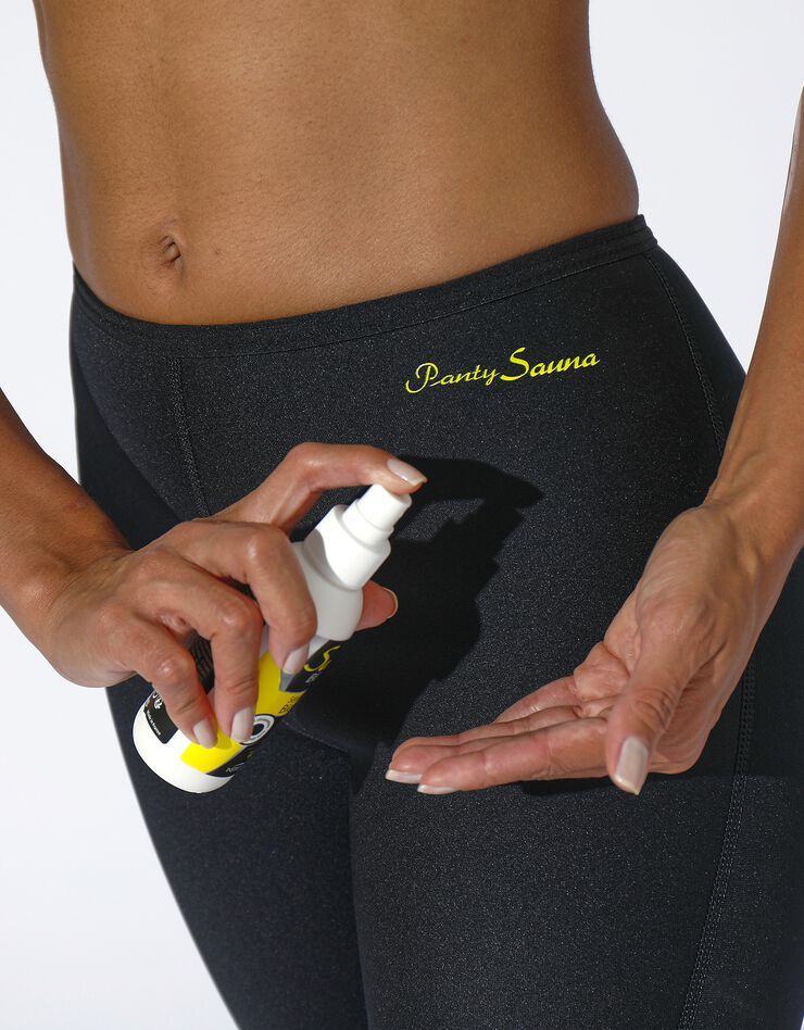 Panty minceur avec spray actif minceur (noir)