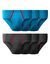 Slip taille confort - lot de 6 (bleu / gris)