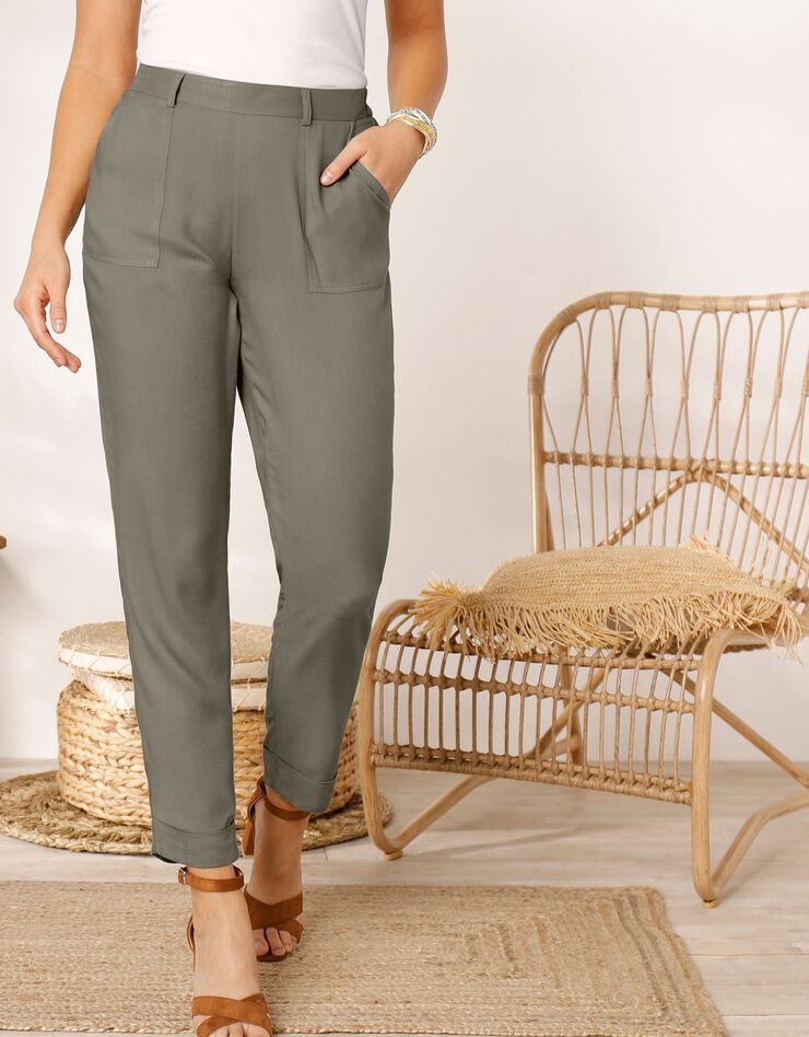 Pantalon fluide (kaki) Pantalon fluide (kaki)