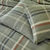 Linge de lit Karl imprimé écossais, en flanelle  (vert)