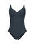 Maillot de bain 1 pièce Victoria (gris anthracite)