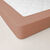 Drap-housse uni percale 72 fils/cm&sup2; - bonnet 40 cm (praline)