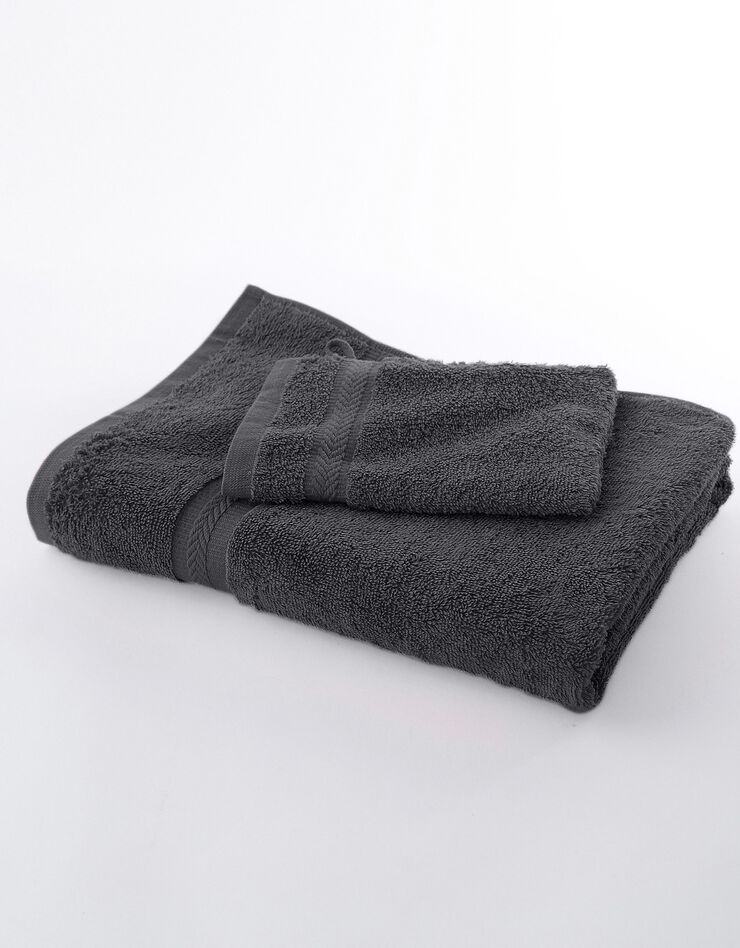 Eponge unie 420 g/m2 confort moelleux (anthracite)