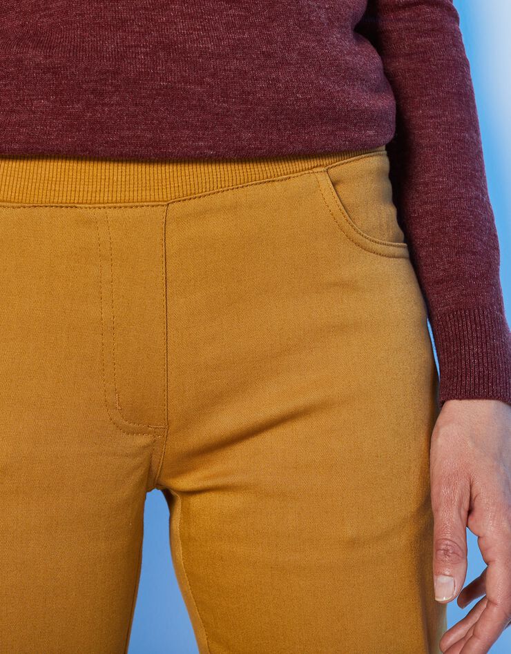 Pantalon coupe "boyfriend" ultra confort (curry) Pantalon coupe "boyfriend" ultra confort (curry)