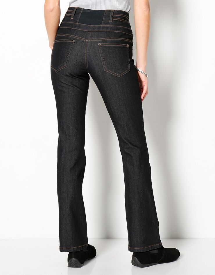 Jean taille haute coupe bootcut entrej. 78 cm (black) Jean taille haute coupe bootcut entrej. 78 cm (black)