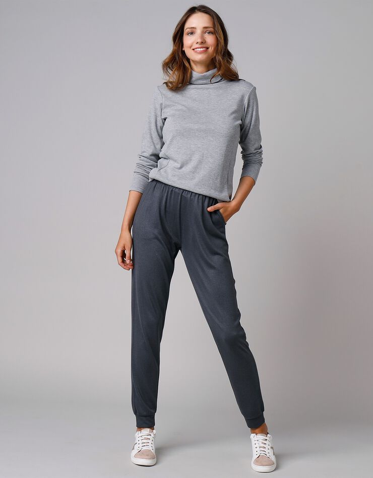 Sous pull thermique - col roulé (gris chiné) Sous pull thermique - col roulé (gris chiné)